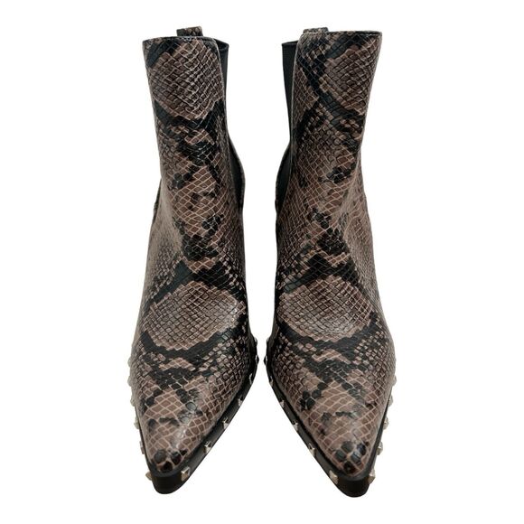 Charles By Charles David Snake Print Ankle Boots - Picture 2 of 14